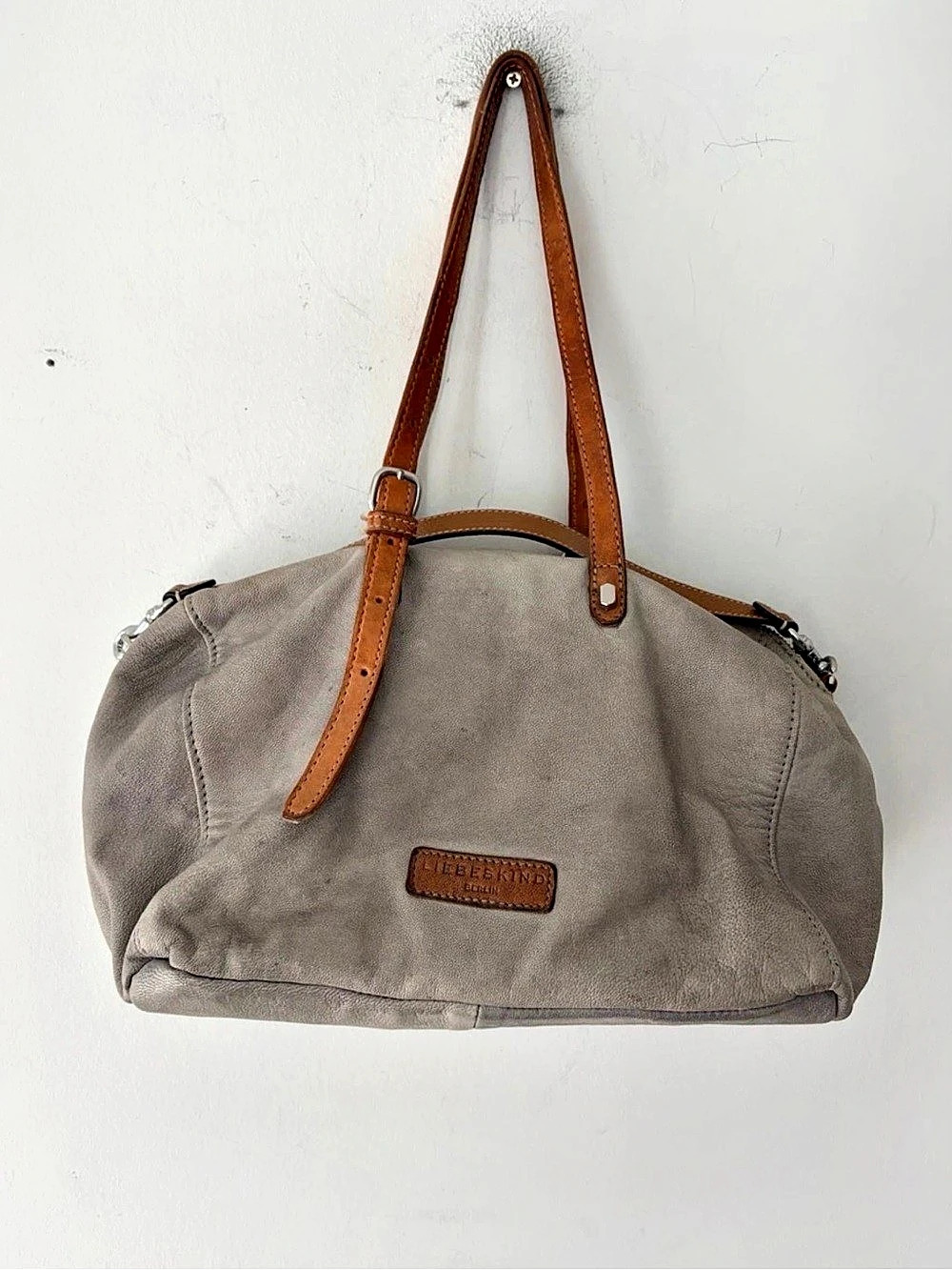 Liebeskind Berlin Gray & Brown Shoulder Bag
